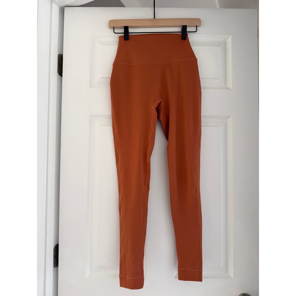 SET‎ Active Luxform Leggings Burnt Orange Athleisure Activewear